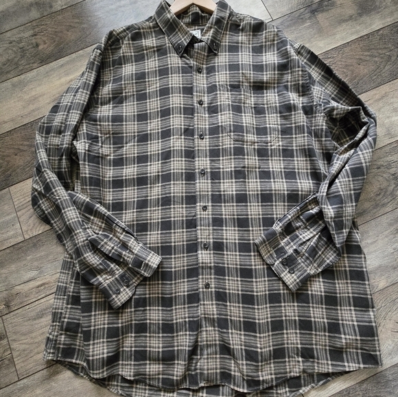 L.L. Bean Other - L.L. BEAN Men's Xxl Tall Plaid Shirt  Dark Green/tan Id 253771 Rn 71341 Un 03790